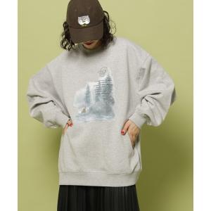 「niko and...」 スウェットカットソー FREE グレー レディース