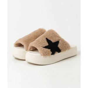 「CONVERSE ALL STAR」 フラットサンダル 6.5 ベージュ レディース