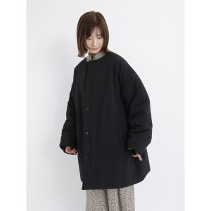 「Samansa Mos2 blue」 コート フリ- ブラック レディース