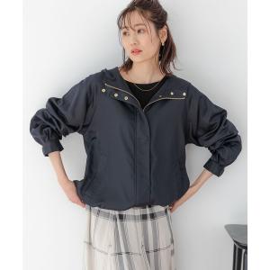 「GLOBAL WORK」 マウンテンパーカー MEDIUM ダークネイビー レディース