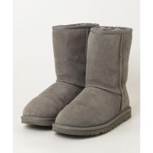 「UGG」 ショートブーツ 23cm グレー レディース