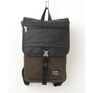 「Bianchi」 刺繍リュック - グリーン メンズ