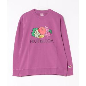 トレーナー スウェット 「ST」「FRUIT OF THE LOOM」製品染め プリントトレーナー レディース メンズ