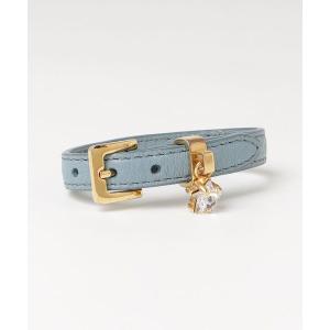 「miu miu」 ブレスレット - ブルー レディース