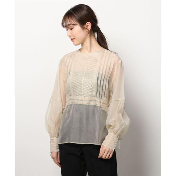 「RBS」 長袖ブラウス ONE SIZE ベージュ レディース