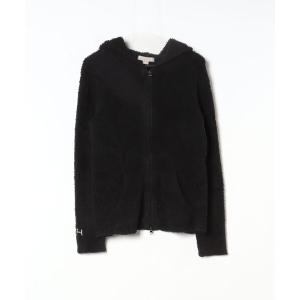 「BAREFOOT DREAMS」 ジップアップパーカー M ブラック レディース