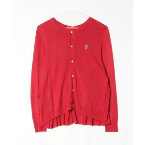 「mintdesigns」 ニットカーディガン - レッド レディース