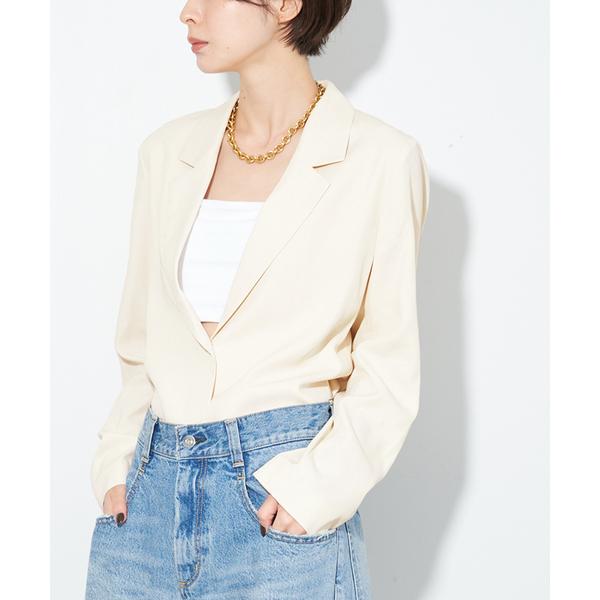 「Plage」 テーラードジャケット 38 ベージュ レディース
