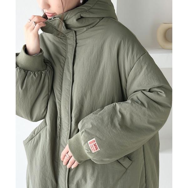 「Java」 コート MEDIUM ライトカーキ レディース