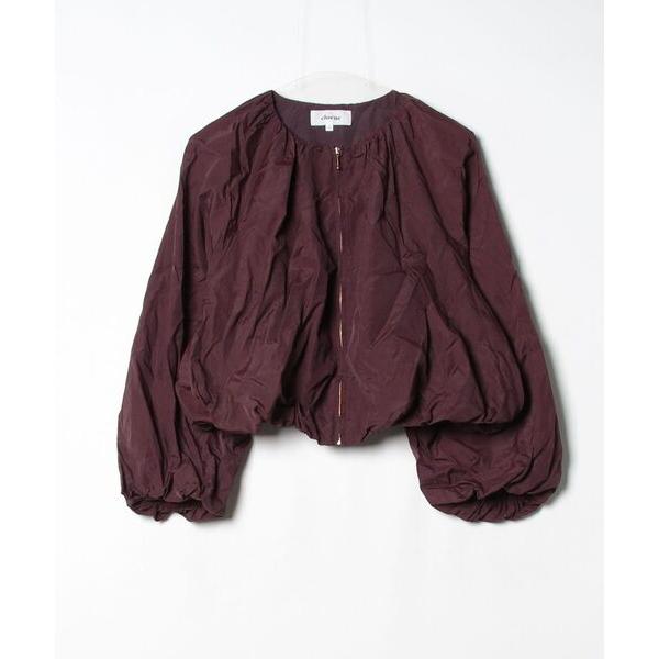 「cloenc」 ナイロンブルゾン 02 ボルドー レディース