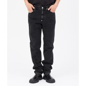 「JOHN LAWRENCE SULLIVAN」 デニムパンツ 48 ブラック メンズ