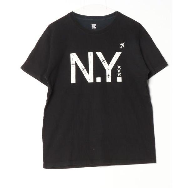 「Design Tshirts Store graniph」 半袖Tシャツ L ブラック メンズ