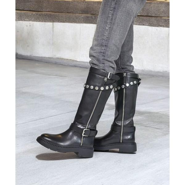 「ASH」 ロングブーツ 36 ブラック レディース