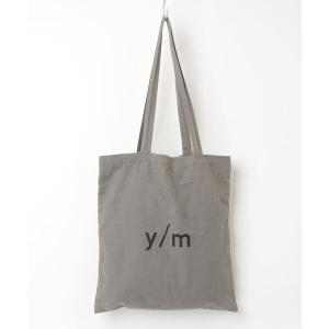 「y/m」 トートバッグ - グレー レディース
