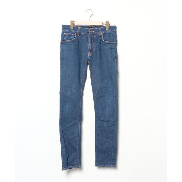 「Nudie Jeans」 スキニーデニムパンツ - ネイビー メンズ