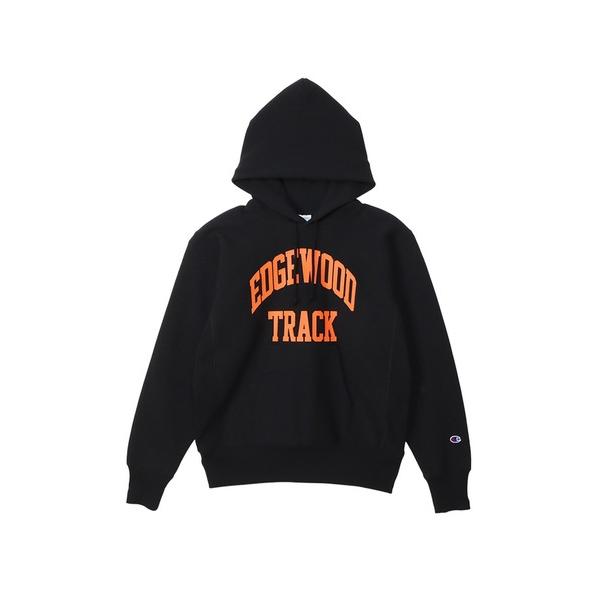 「Champion」 プルオーバーパーカー MEDIUM ブラック メンズ