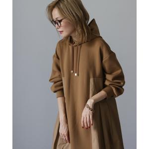 「HERENCIA」 長袖ワンピース MEDIUM ライトブラウン レディース