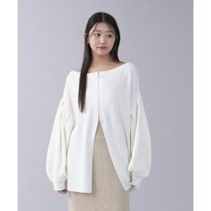 「qumerry.」 ニットカーディガン FREE オフホワイト レディース