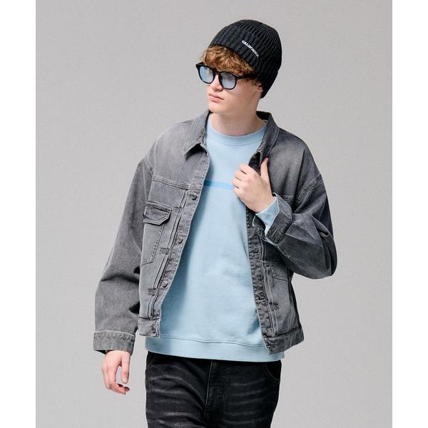 ブルゾン アウター 「ストレッチ」ヴィンテージライクボクシーデニムジャケット メンズ