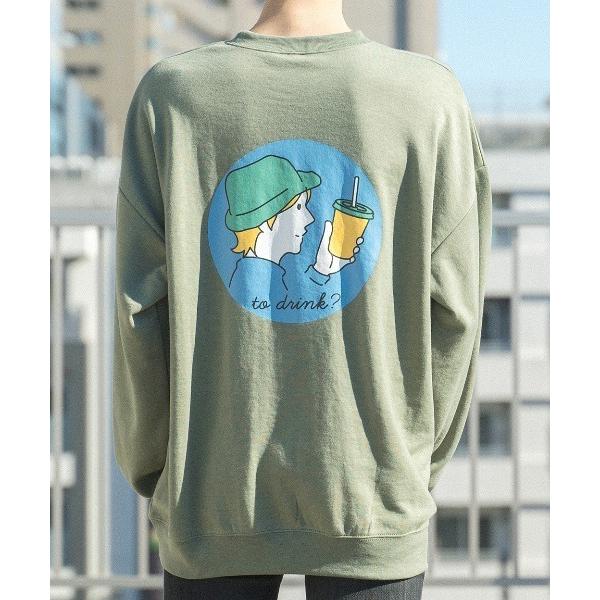 トレーナー スウェット バックプリントビッグスウェットトレーナー メンズ レディース