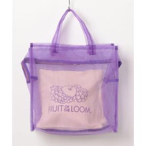 トートバッグ 「FRUIT OF THE LOOM」FTL SEE THROUGH　BST BAG M レディース メンズ