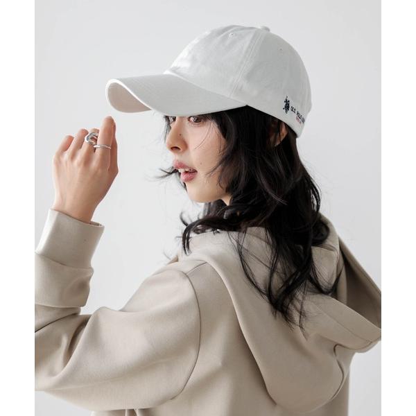 キャップ 帽子 U.S. POLO ASSN.サイドロゴキャップ レディース