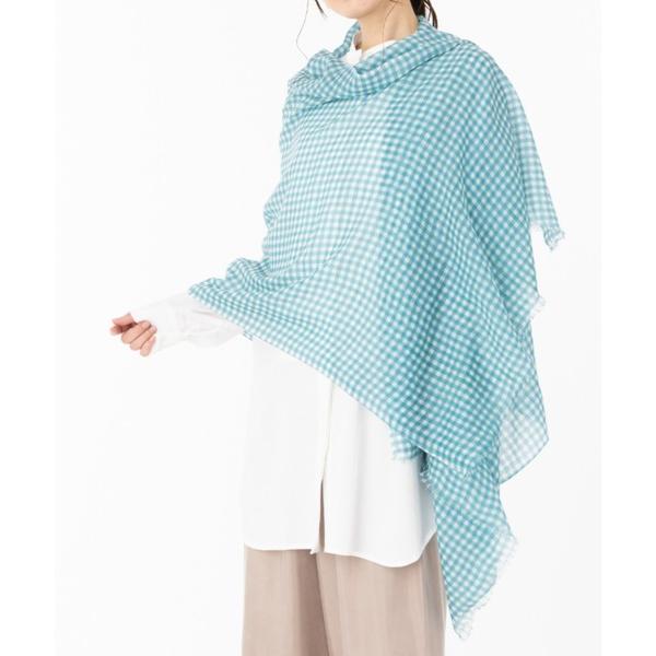 ストール マフラー カシミヤリネン梳毛ストール 洗える カシミヤ 麻 フレンチリネン 内モンゴル産 ...