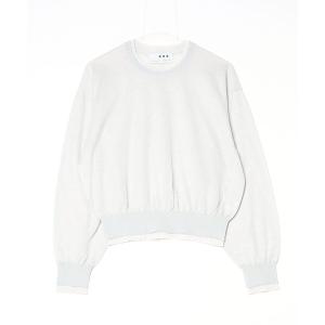 トレーナー スウェット Double layer pullover レディース