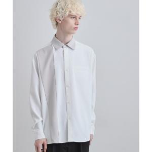 シャツ パネルカット ジップシャツ メンズ レディース