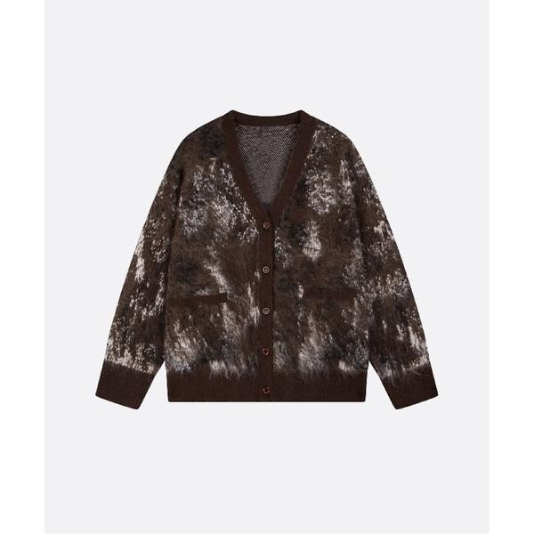 カーディガン Mix Mohair Cardigan メンズ