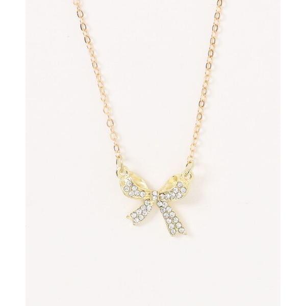 アレルギー対応 ネックレス 「Sonu jewelry（ソヌジュエリー）」　リボンモチーフ ネックレ...