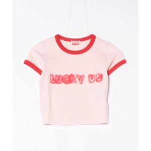 tシャツ 'KENZO Words' クロップド Tシャツ イン コットン レディース