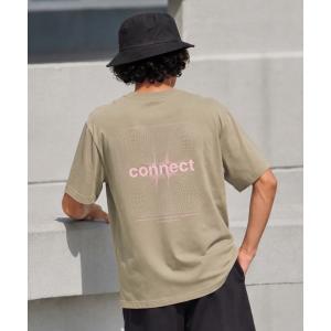 tシャツ 「吸水速乾・接触冷感・抗菌防臭」バックプリントTシャツ「connect」 Functional S/S T-shirt メンズ レディース