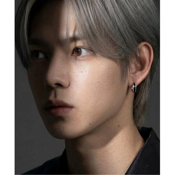 ピアス 「Cr+ov（クローヴ）」　ブラックライン ミニフープピアス cro-pierce-5-4 ...