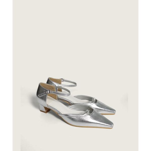 パンプス 「着用動画あり・4色展開」ヒアムロゴポイントメリージェーンパンプス/2026 SS NEW...