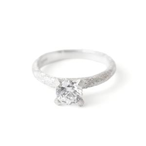 指輪 リング スターダスト立て爪リング/シルバー/レディース/メンズ/2026wintercollection レディース メンズ