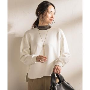 tシャツ 「WEB限定」「暖色美」裏起毛クルーネックトップス「手洗い」 レディース