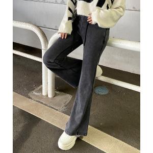 スウェットパンツ ジャージ ブリーチフレアパンツ レディース