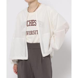 「GLOBAL WORK」 ブルゾン X-SMALL アイボリー レディース