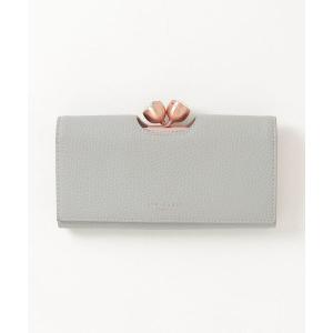 「Ted Baker」 ワンポイント財布 - グレー レディース