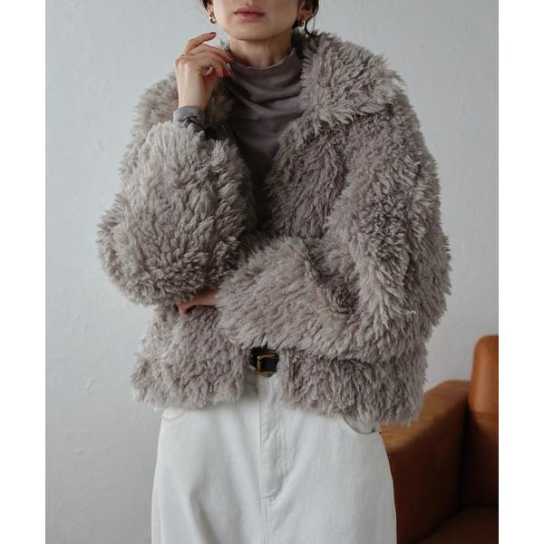 「r.」 ジャケット FREE グレー レディース