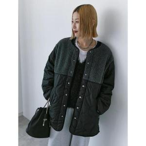 「Samansa Mos2 blue」 ジャケット F ブラック レディース