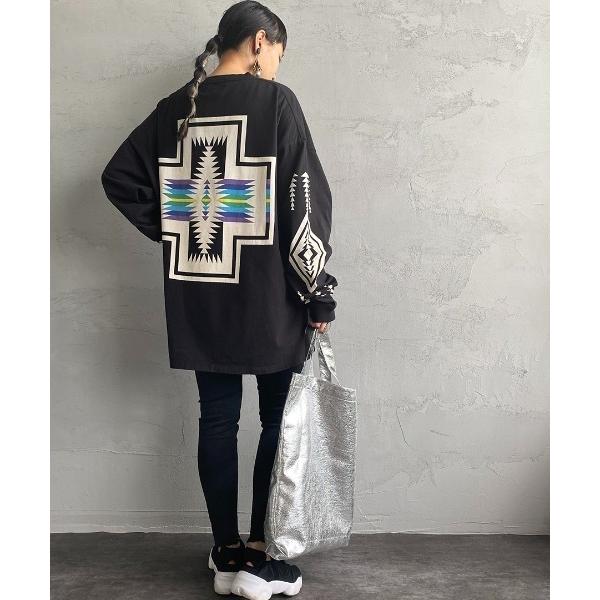 「PENDLETON」 スウェットカットソー S ブラック レディース