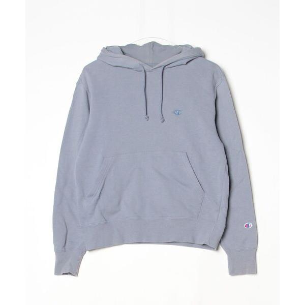 「Champion」 プルオーバーパーカー S ロイヤルブルー メンズ