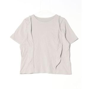 「titivate」 半袖カットソー L グレー レディース