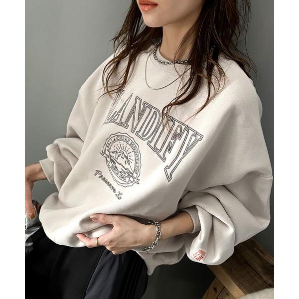 「Java」 スウェットカットソー X-LARGE ライトグレー レディース