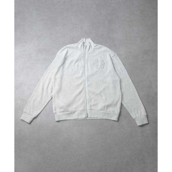 ブルゾン アウター 「69」ワッフル アップリケドライバーズジャケット メンズ レディース