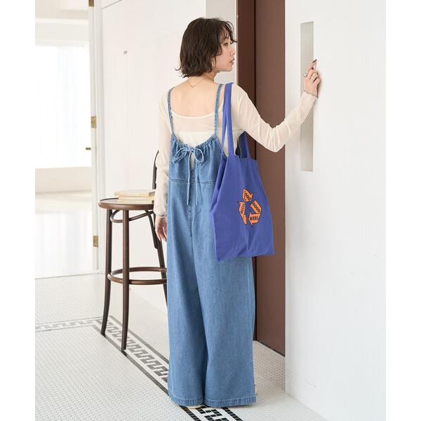サロペット オーバーオール 限定展開　紐 デニム サロペット レディース