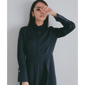 ドレス クラシックカフス 襟付きオールインワン「セレモニー/オケージョン」