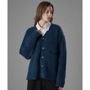 カーディガン SILVER BUTTON V-NECK CARDIGAN / シルバーボタンVネックカーディガン メンズ レディース